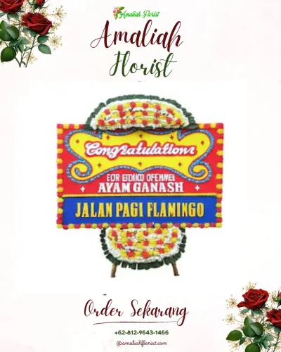 Bunga Papan Congratulation di Klutuk